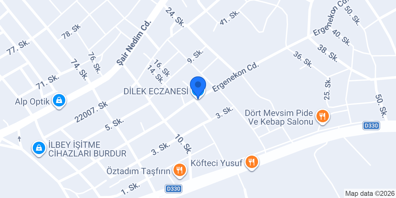 DİLEK ECZANESİ konumu