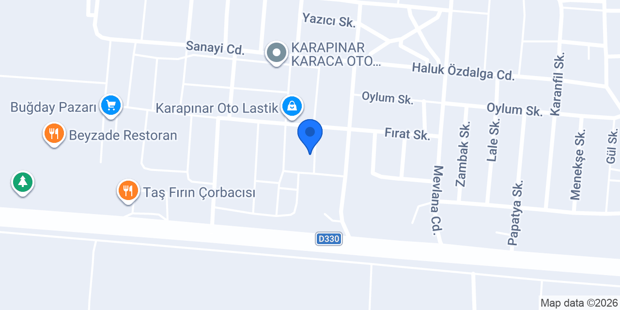 Eciroglu Aluminyum konumu