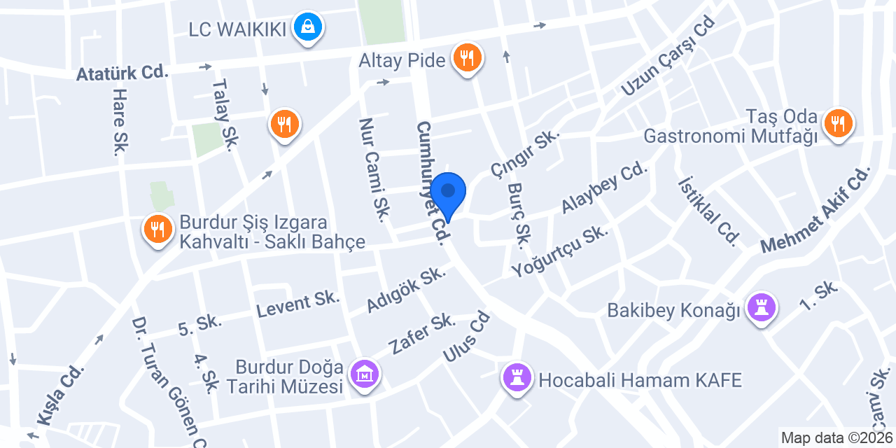 Çağdaş Elektrik konumu