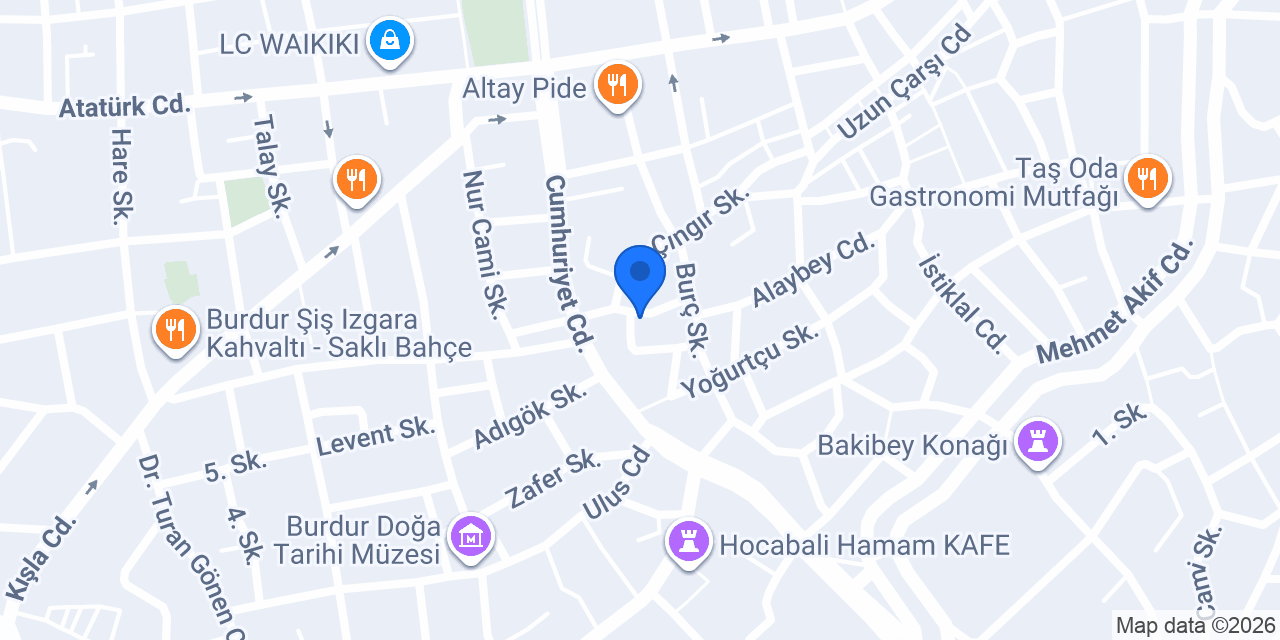 Proje Danışma Merkezi konumu