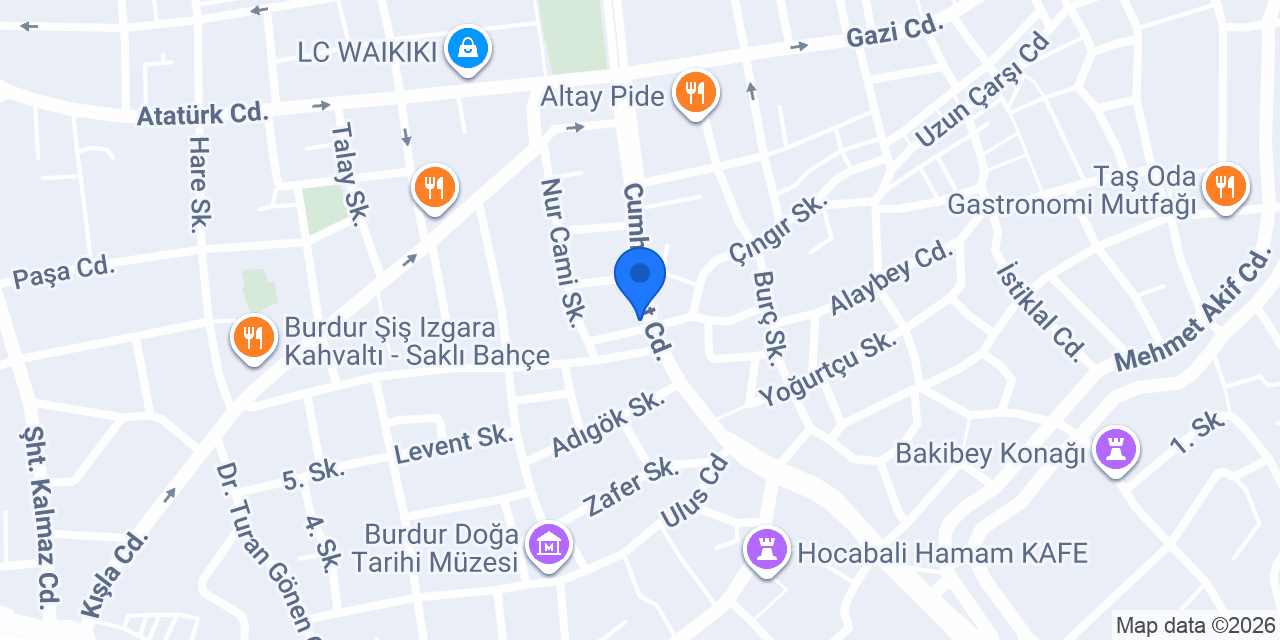 Gülistan Lokantası konumu