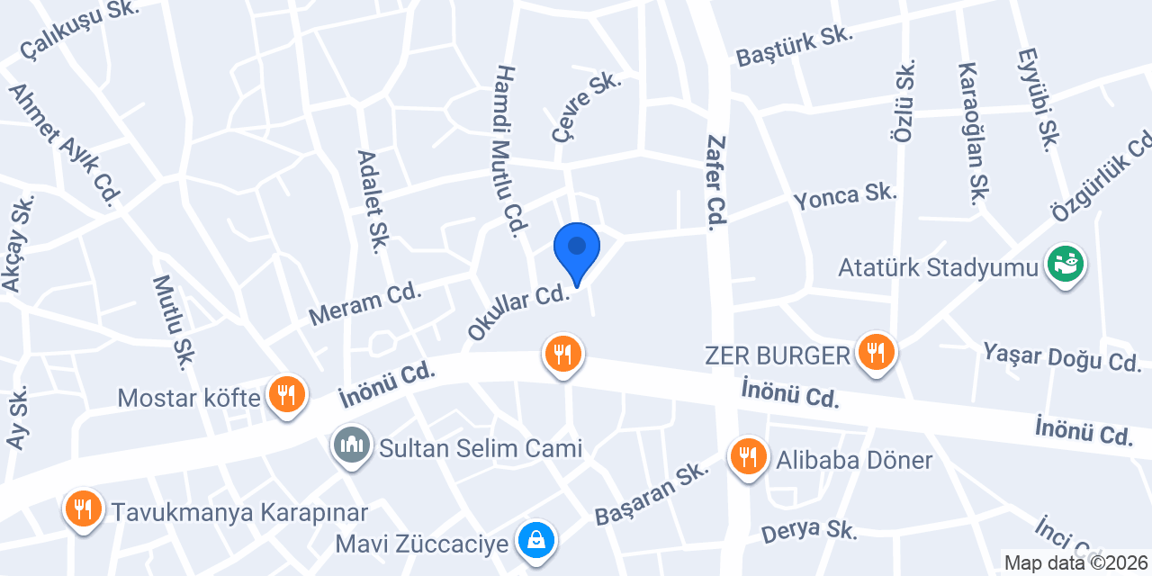 ESER MİMARLIK & MÜHENDİSLİK konumu