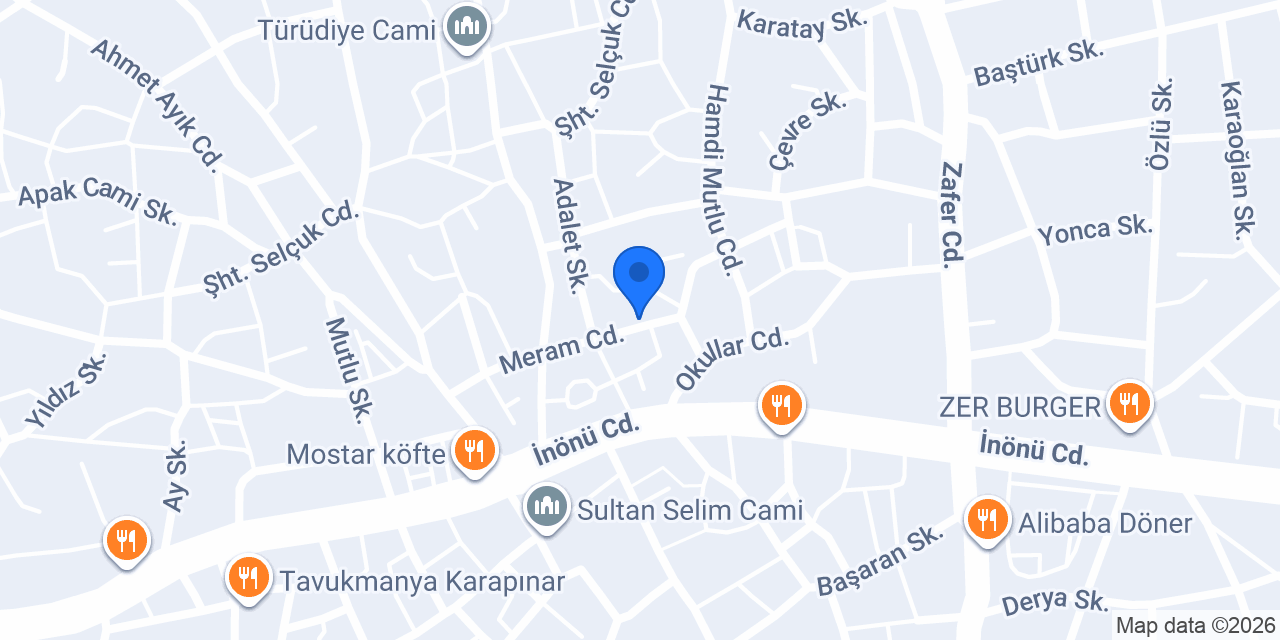 YARDIMCI ET MARKET konumu
