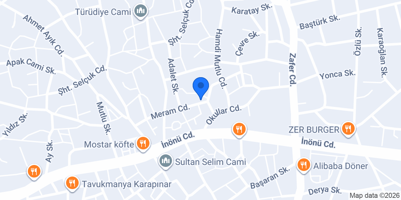 Şimşekli Veteriner Kliniği konumu