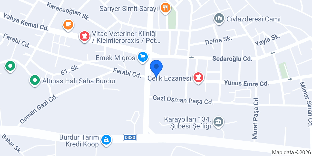 Komagene Etsiz Çiğ Köfte konumu