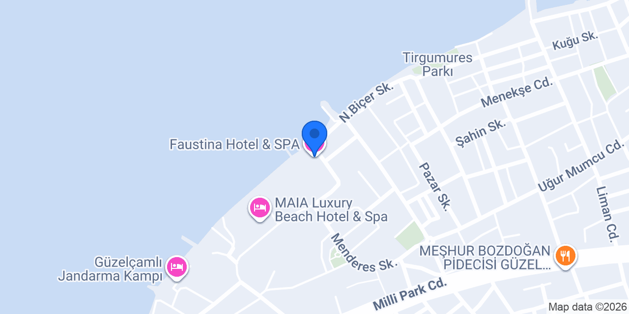 Faustina Hotel & SPA konumu