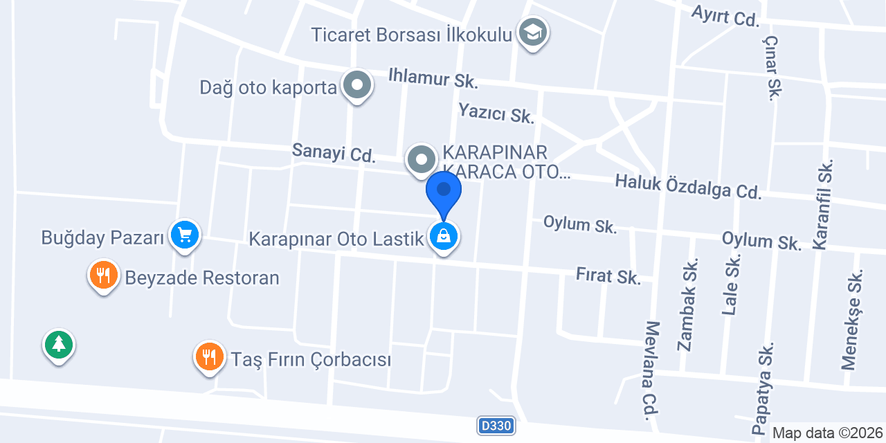 Kocabaş otomotiv konumu