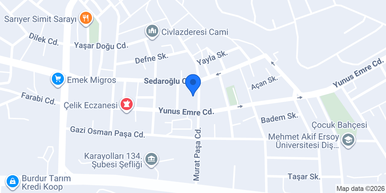 Bahçelievler Şehit Sıdkı Kara İlkokulu konumu