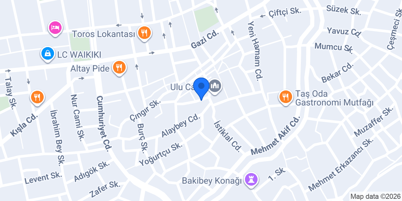 Şeker Fabrikası konumu