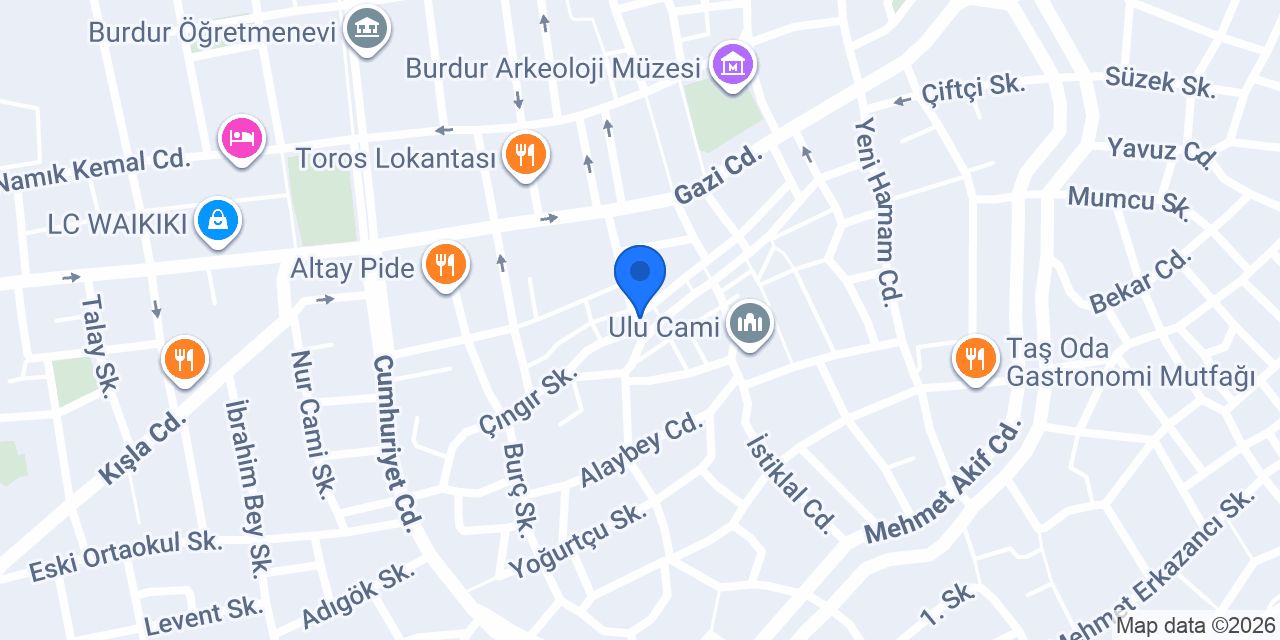 Mabel güzellik burdur konumu