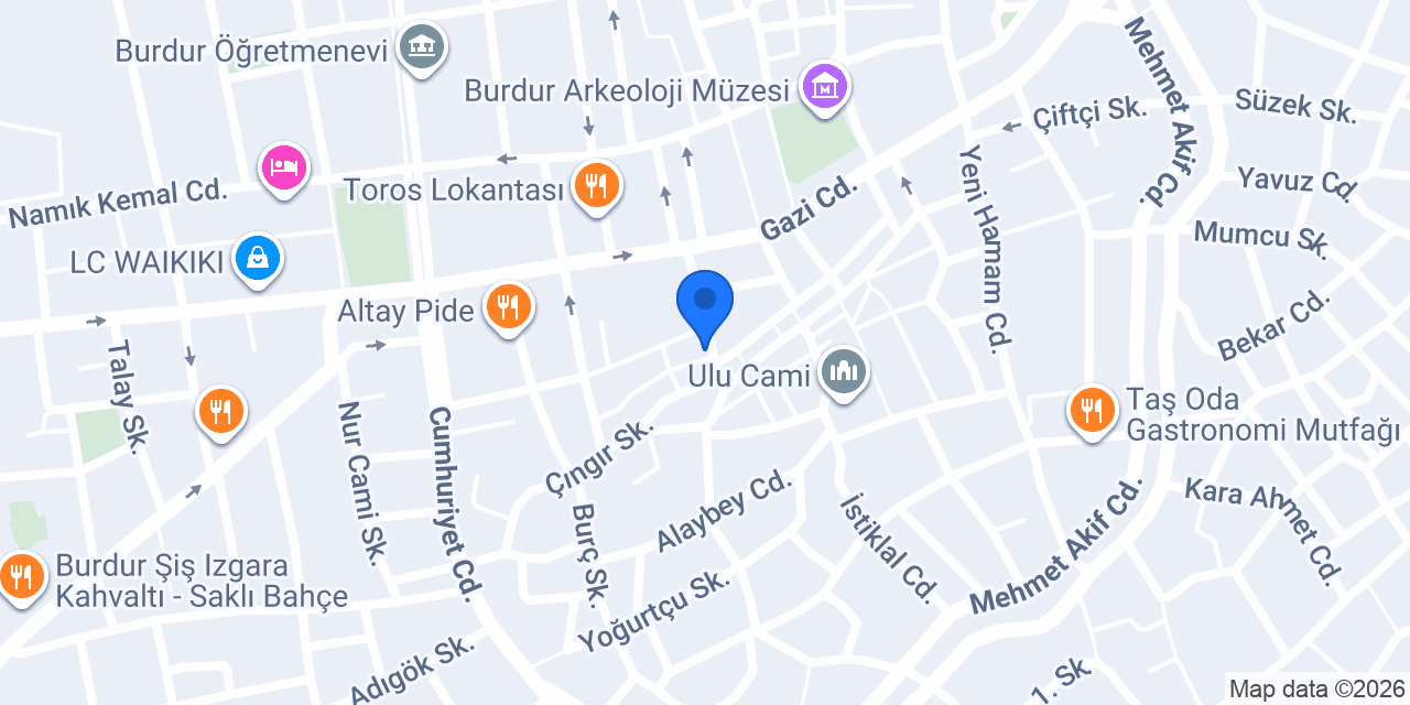 ATA YÖRÜK SOFRASI konumu