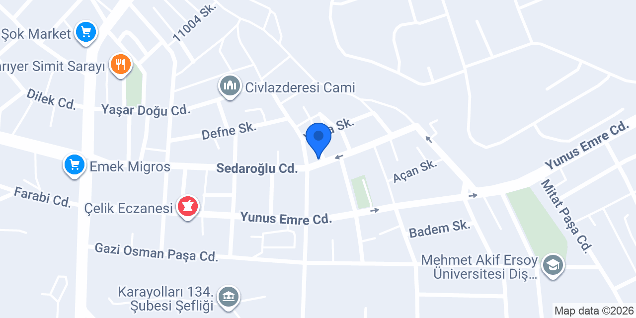 Fizyoterapist Ayşe Yaş konumu