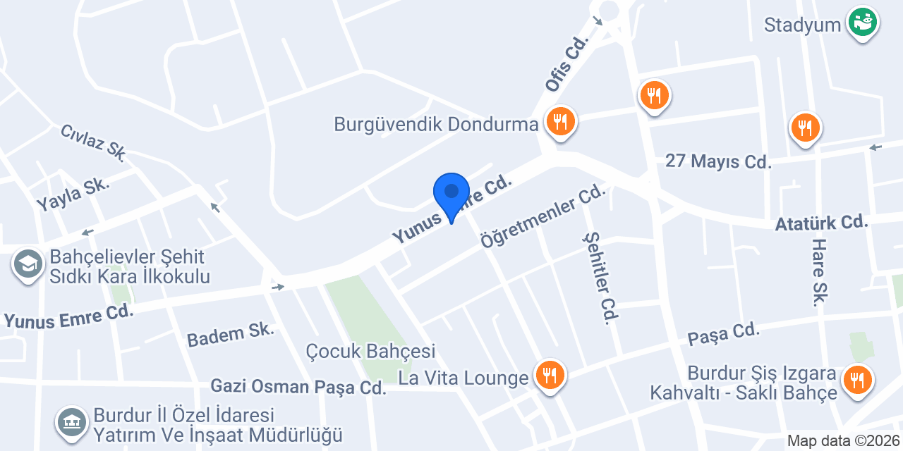 Özlem Market konumu