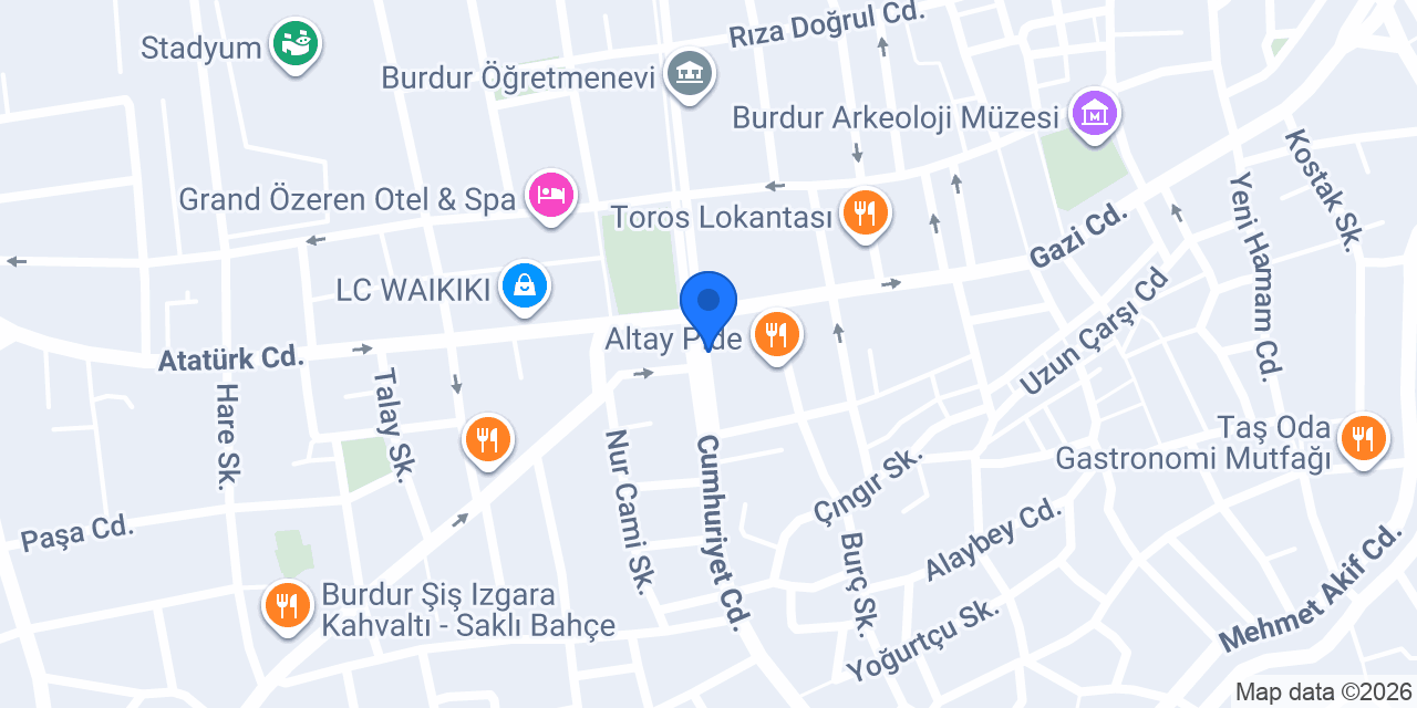 Öz ay fast food konumu