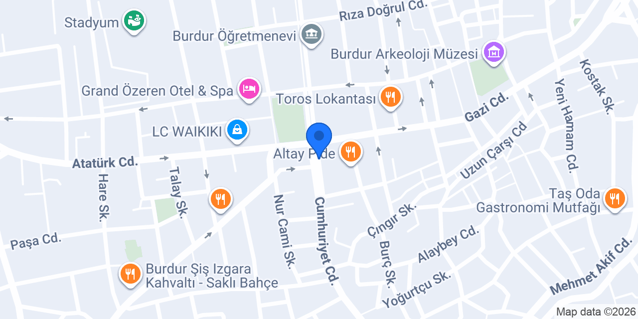 Berberoğlu Eczanesi konumu