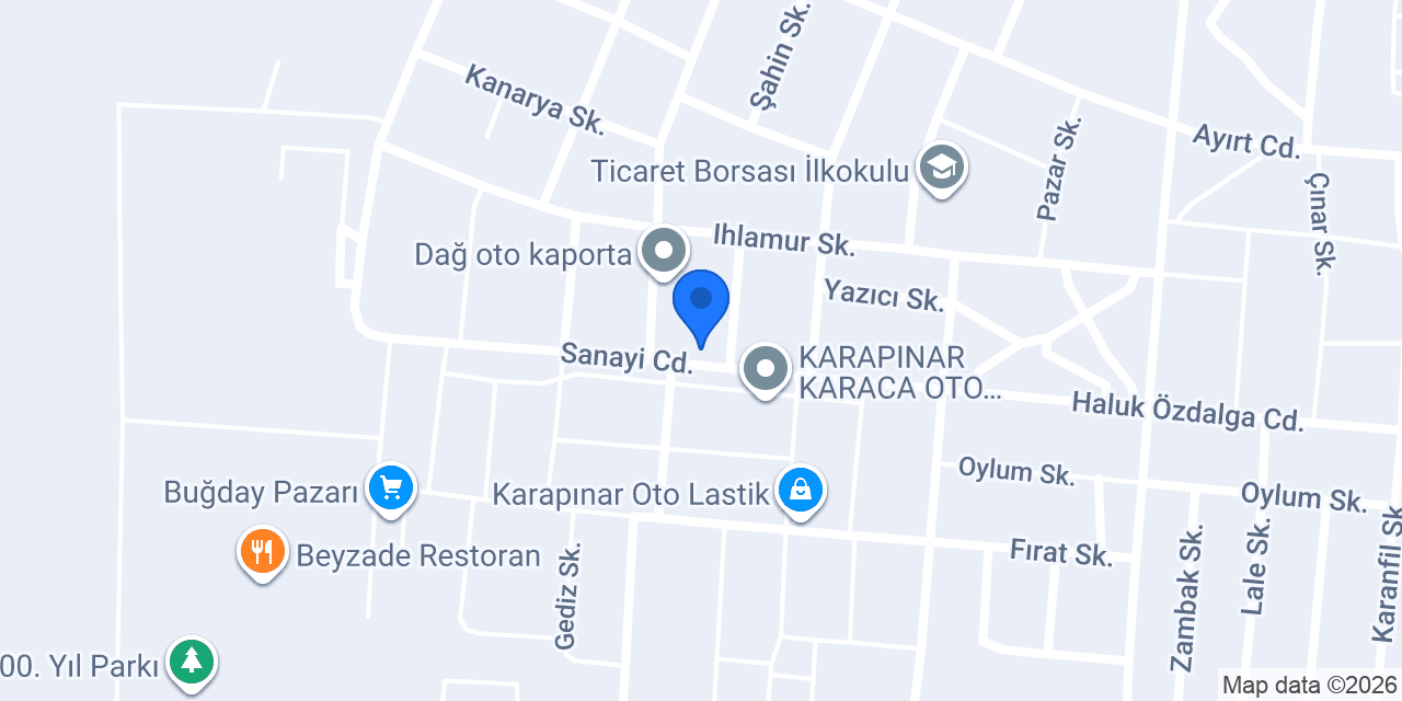 YRP KARAPINAR İLÇ BŞK CİNGÖZ METAL konumu