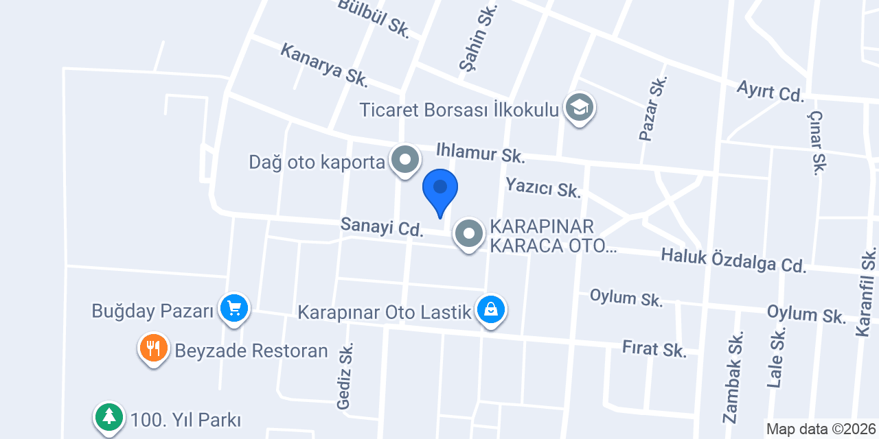 Yapar Su konumu
