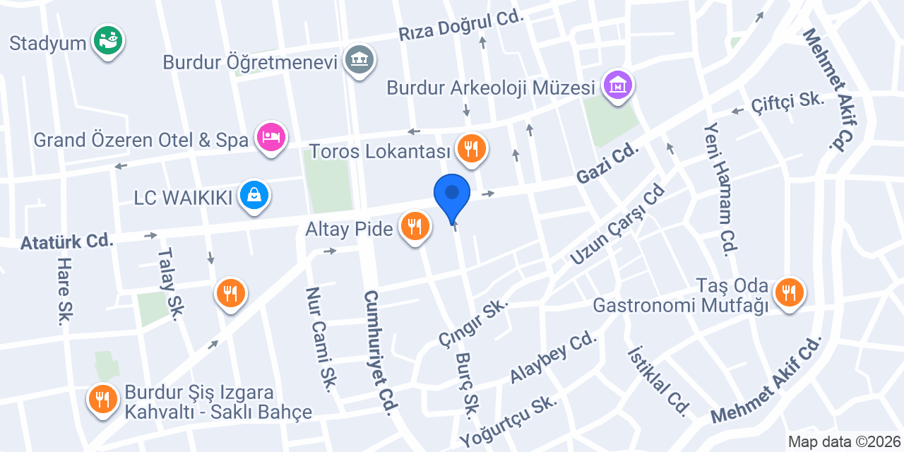 Şehir Lokantası konumu