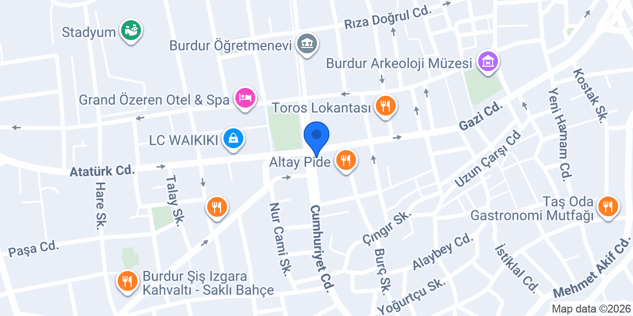 Uğur Dershaneleri konumu