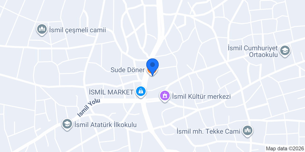 Sude Döner konumu