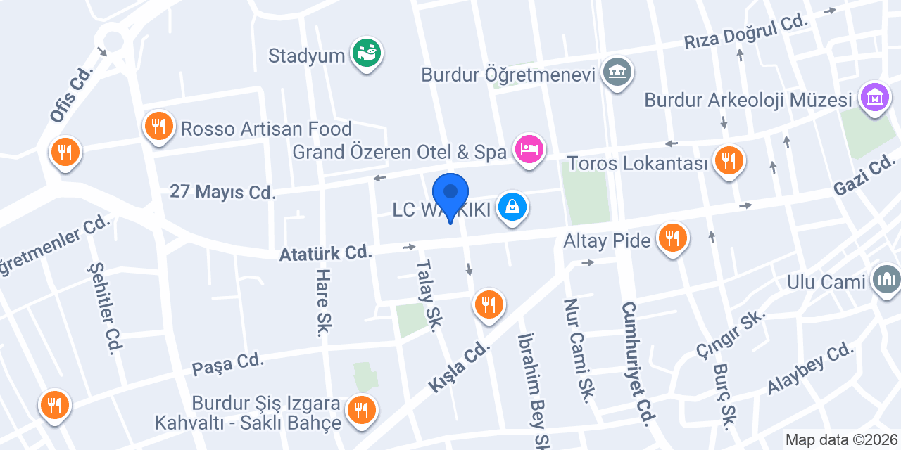 Burdur Lihkab konumu
