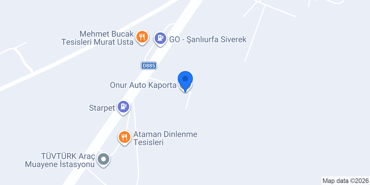 Onur Auto Kaporta konumu