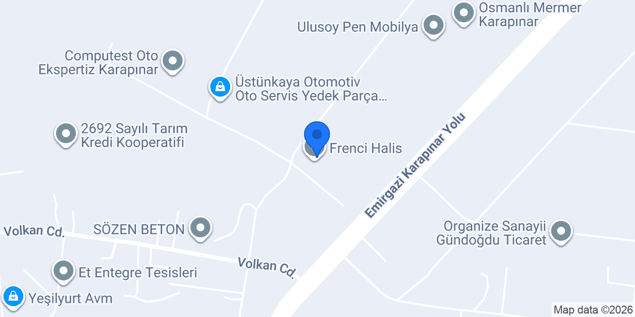 Frenci Halis konumu
