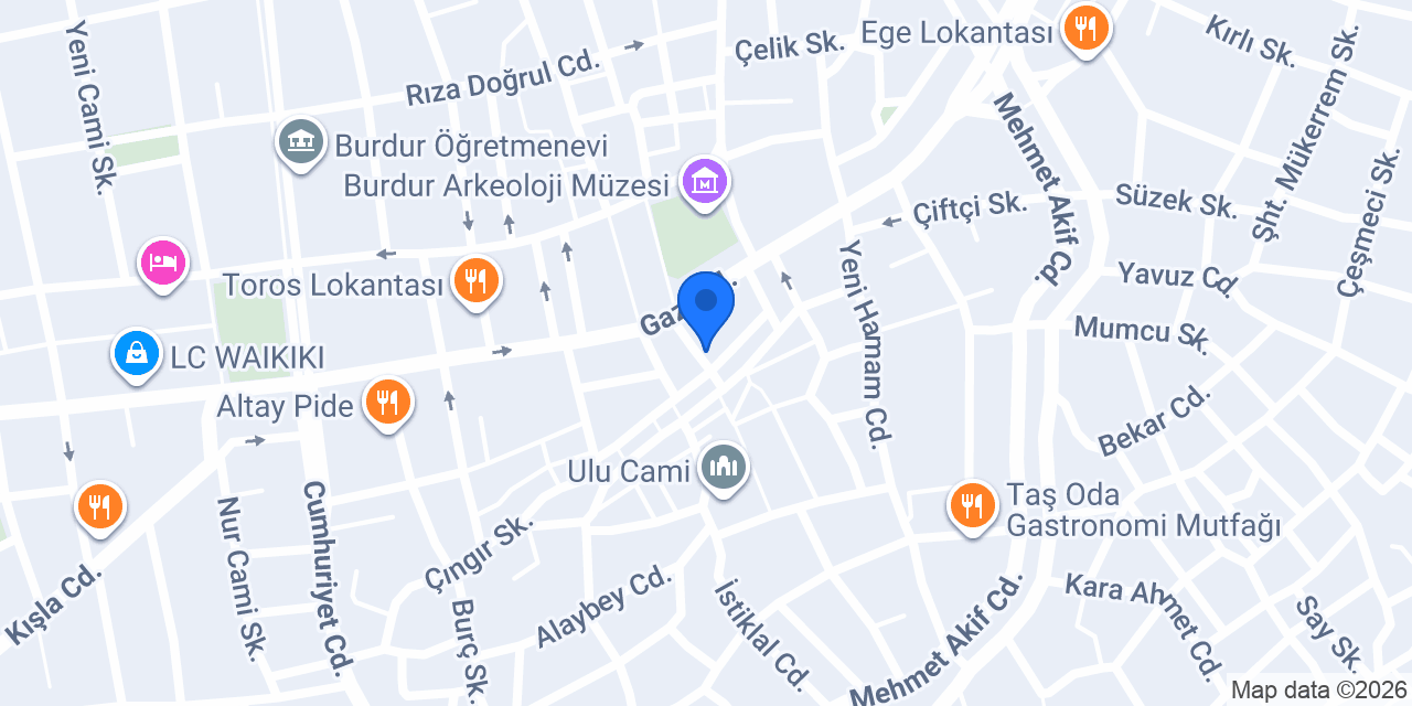 Y.M.M. Zeki ÇİFTÇİ konumu