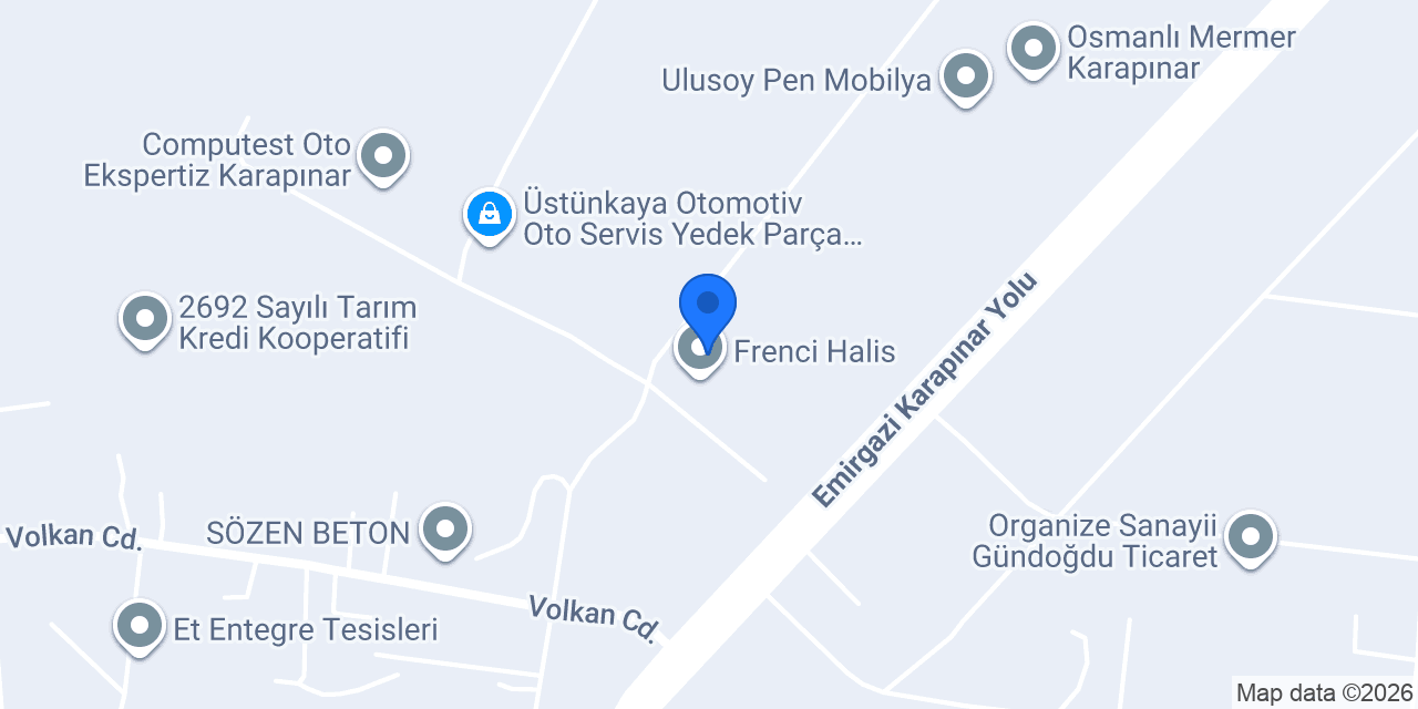 Akıllı iş makinaları Karapınar konumu