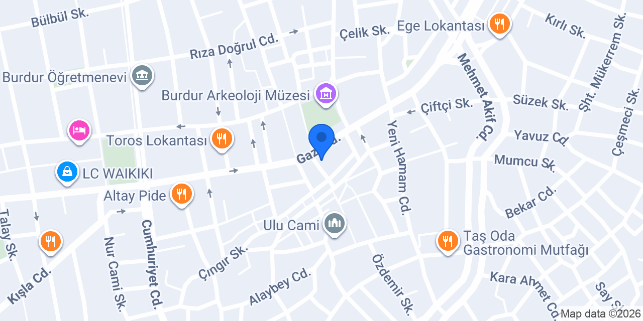 Özel Ali Baz Sürücü Kursu konumu