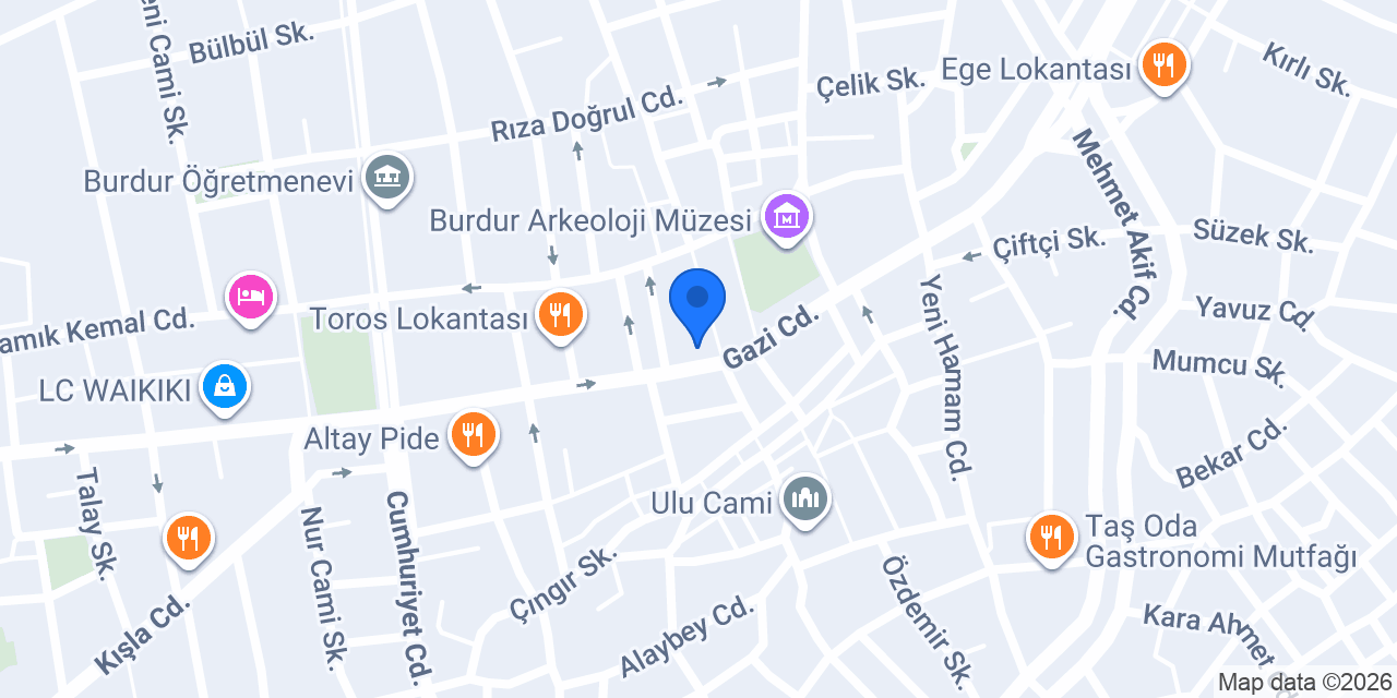 Varol Hukuk Bürosu konumu
