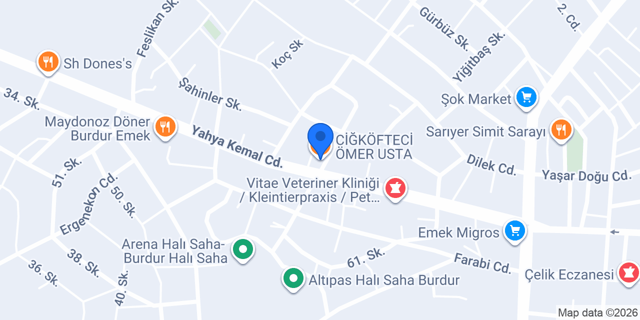 ÇİĞKÖFTECİ ÖMER USTA konumu
