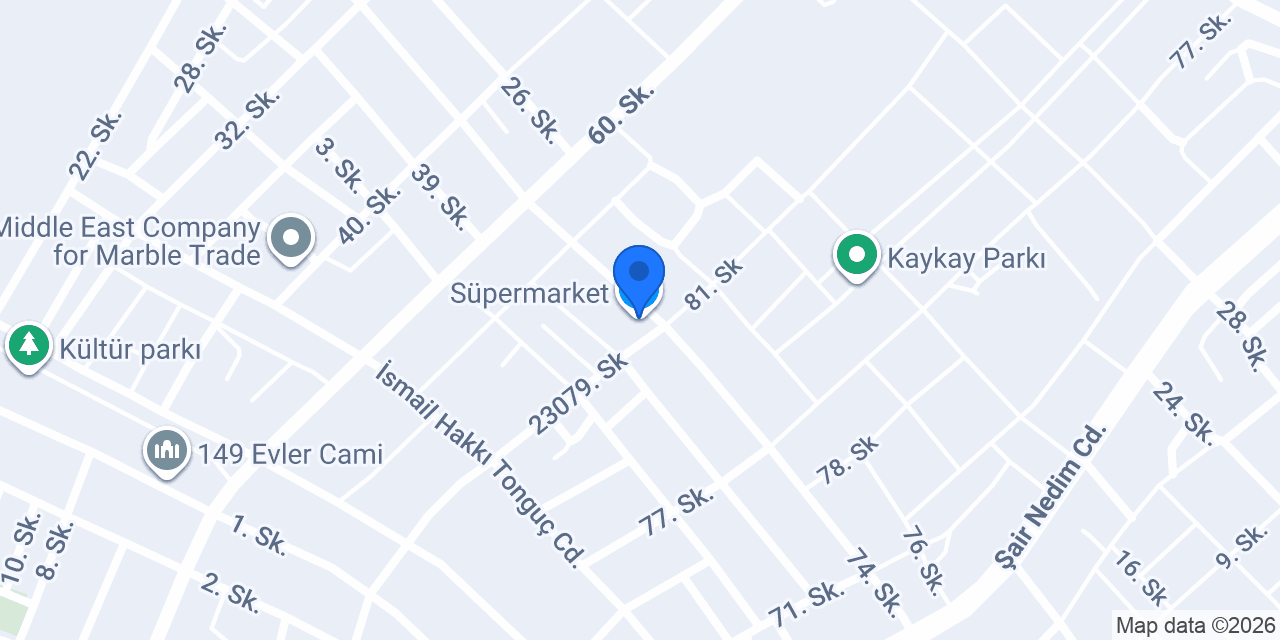 Süpermarket konumu