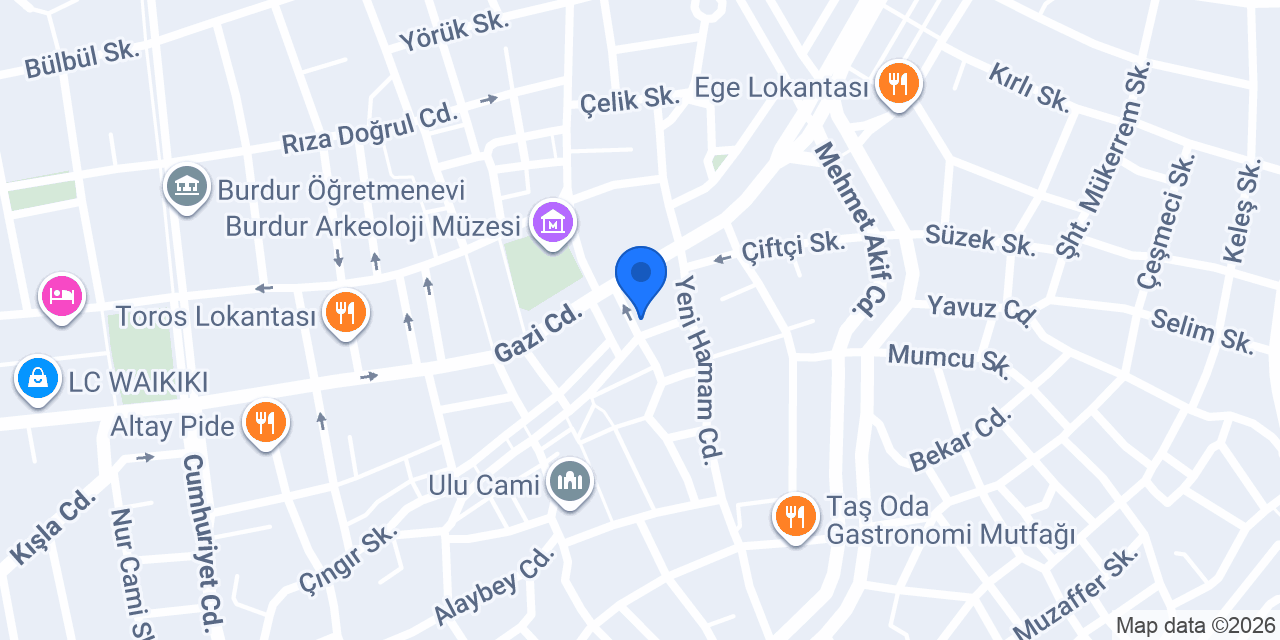 Taksi Hamamı konumu
