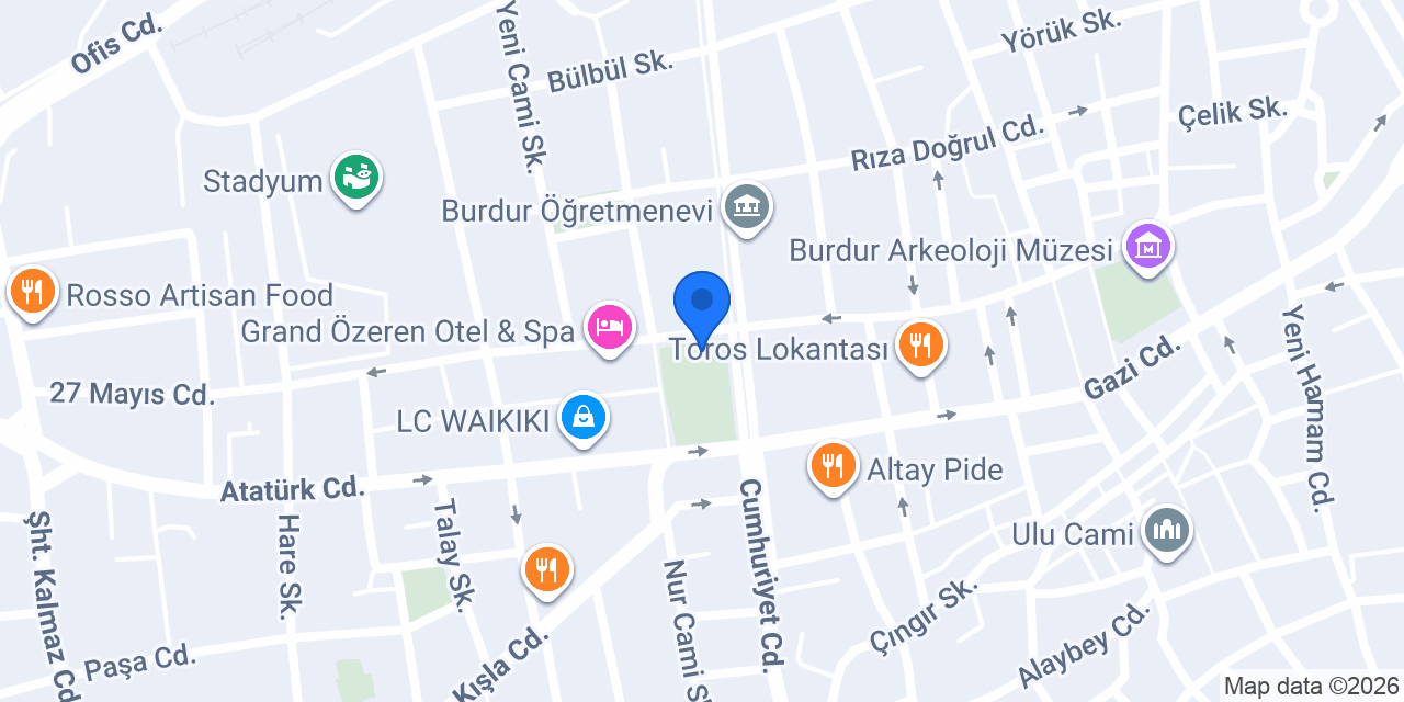 TÜRKİZ CAFE konumu