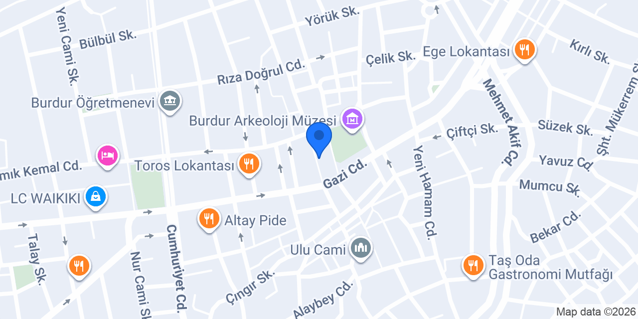 SMMM ZEYNEP HANIM AKSOY konumu