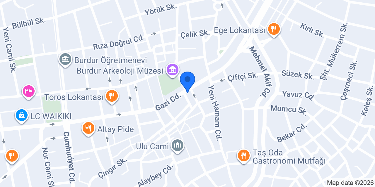 Üstün Kuyumculuk konumu