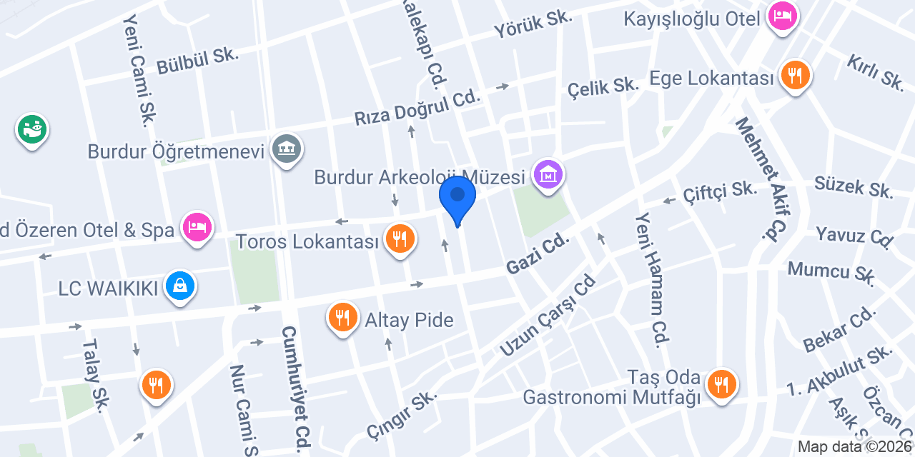 Öğrenci Kültür Merkezi konumu