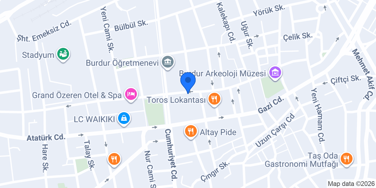 Avukat ŞÜKRÜ KORKMAZ - Burdur konumu
