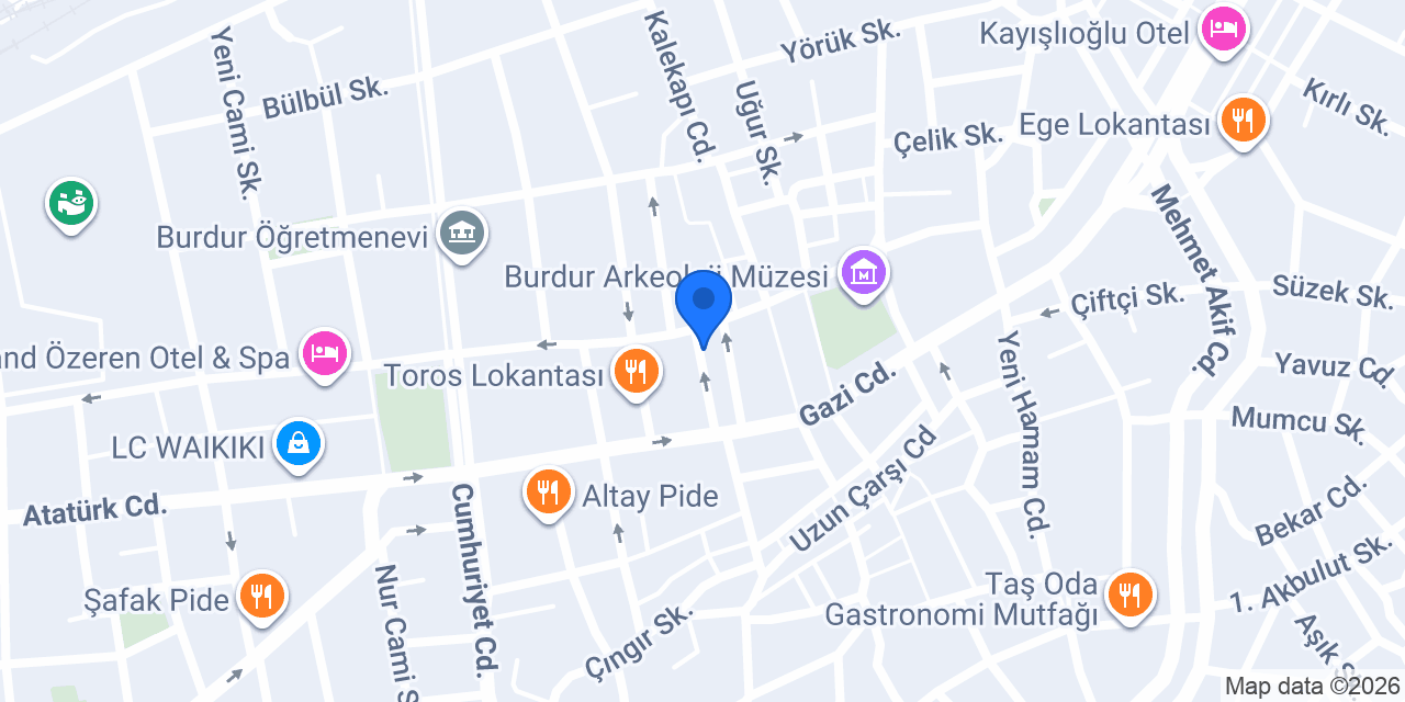 MİNERVA TASARIM ATÖLYESİ konumu