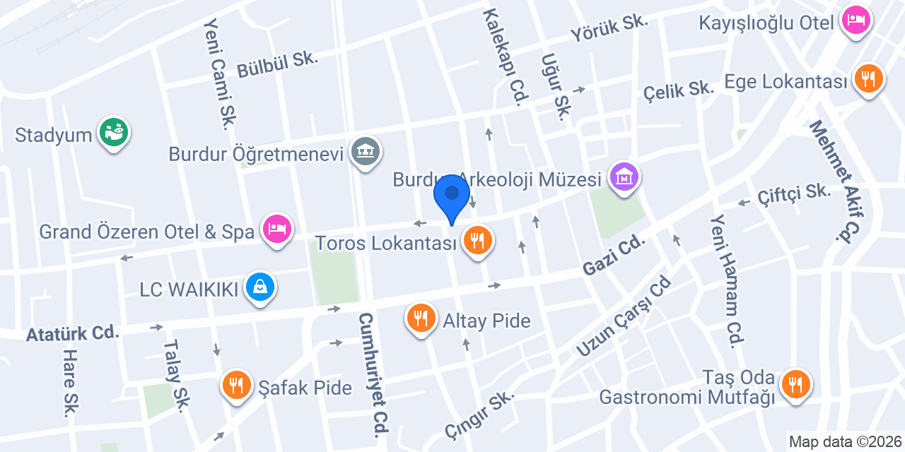 Avukat ÖZLEM KAYATEPE konumu