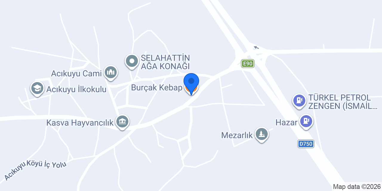Burçak Kebap konumu