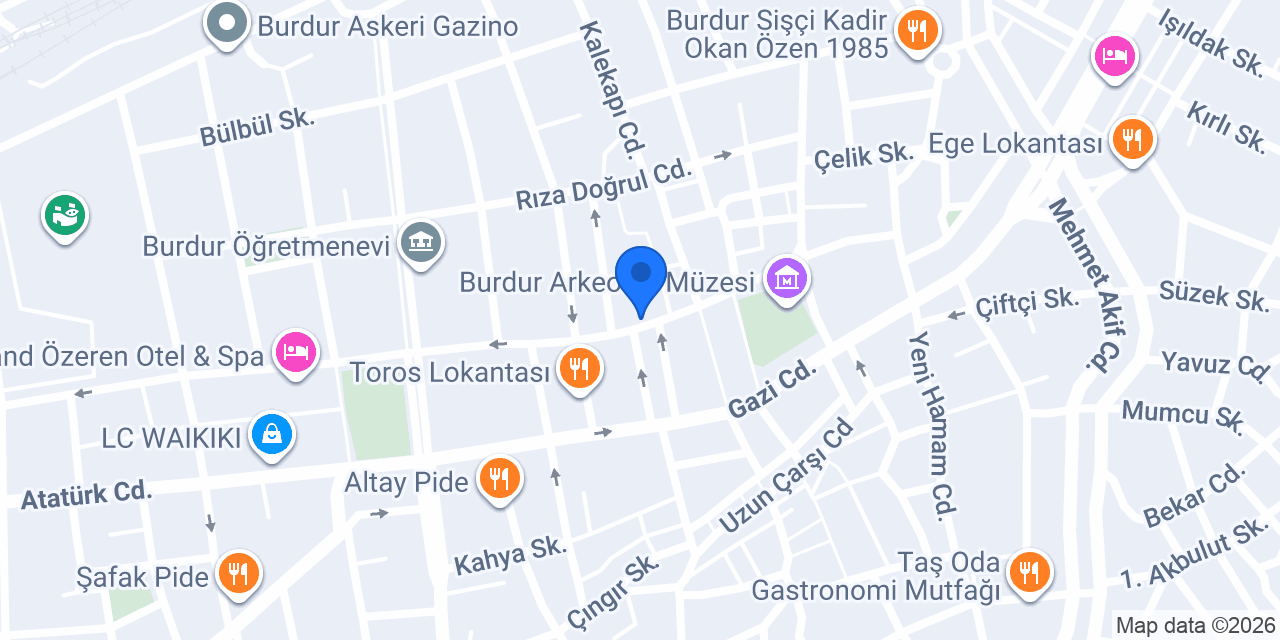 Diş Hekimi Muazzez Mutlu konumu