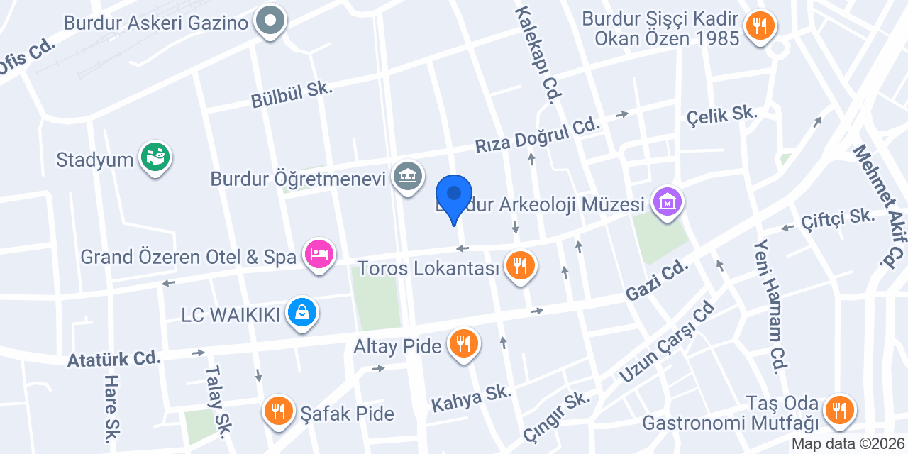 Avukat MERT ATIŞ konumu