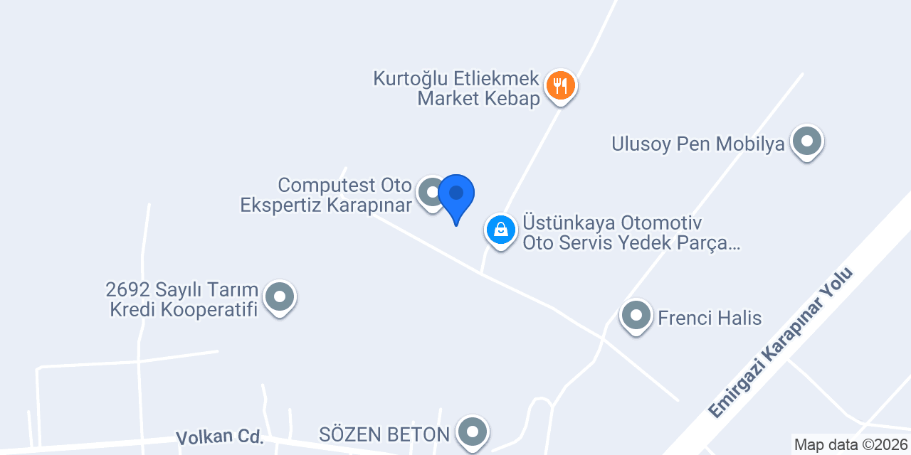 DEVECİ İŞ MAKİNALARI konumu