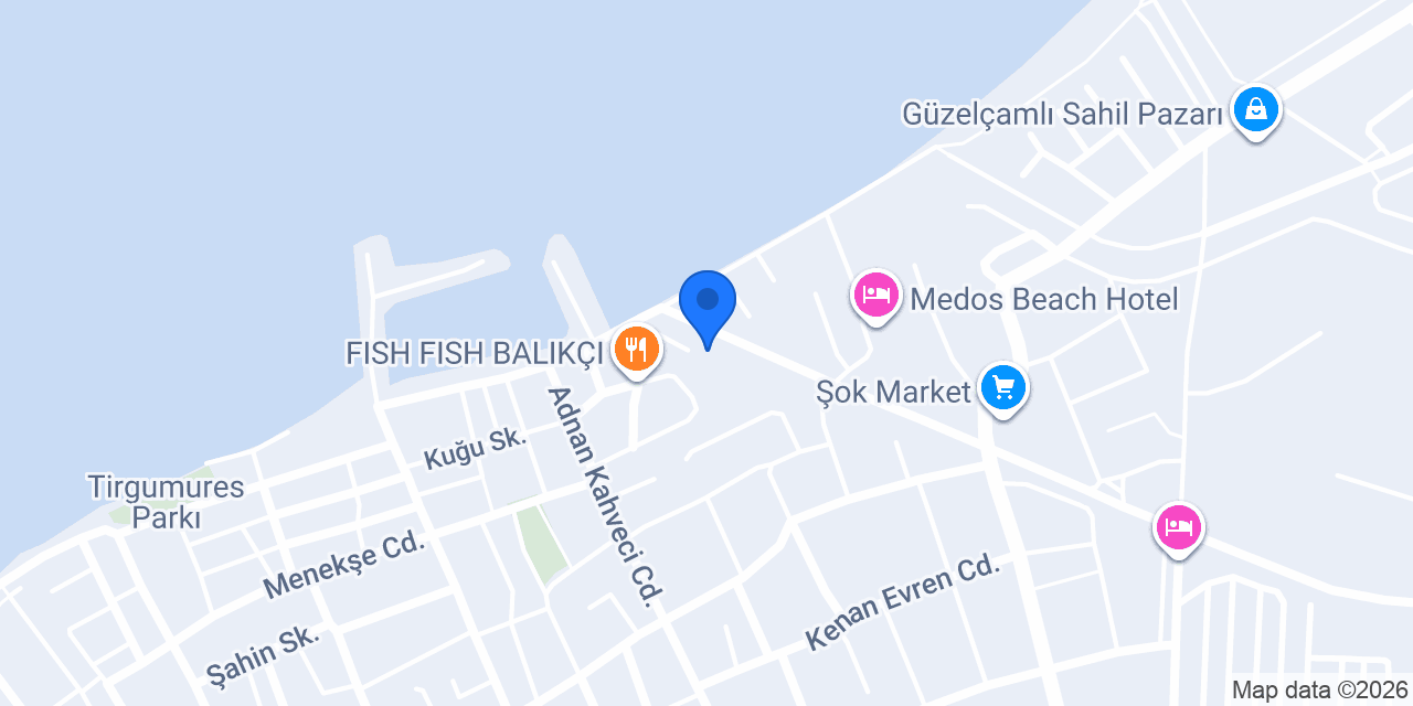 Bohem Pansiyon Cafe&Bistro konumu