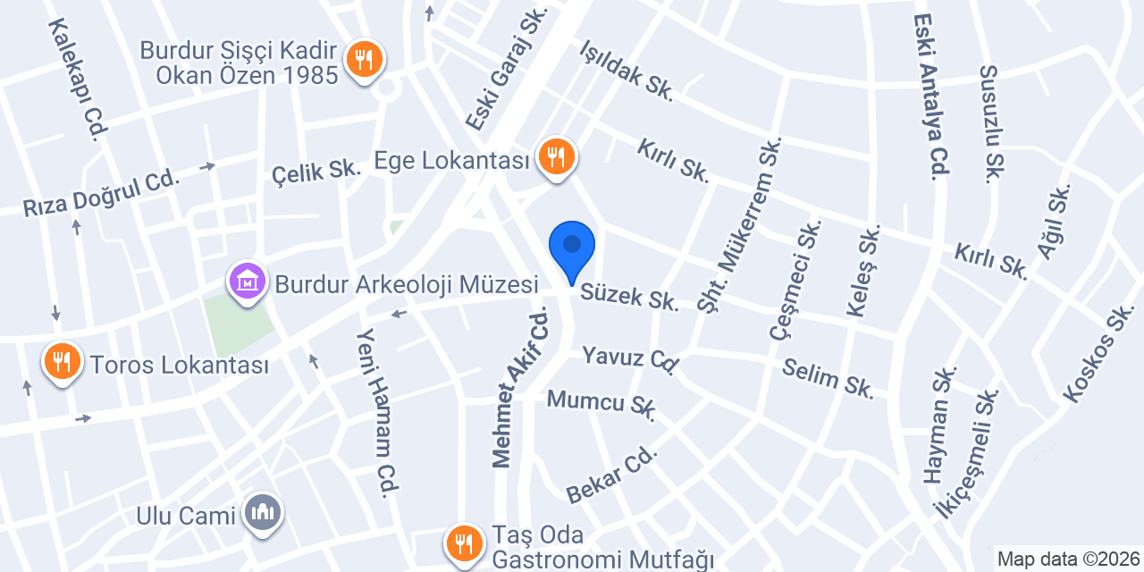 Peker Sürücü Kursu konumu