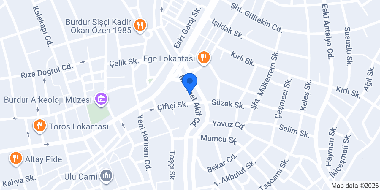YİĞİT FAST FOOD konumu