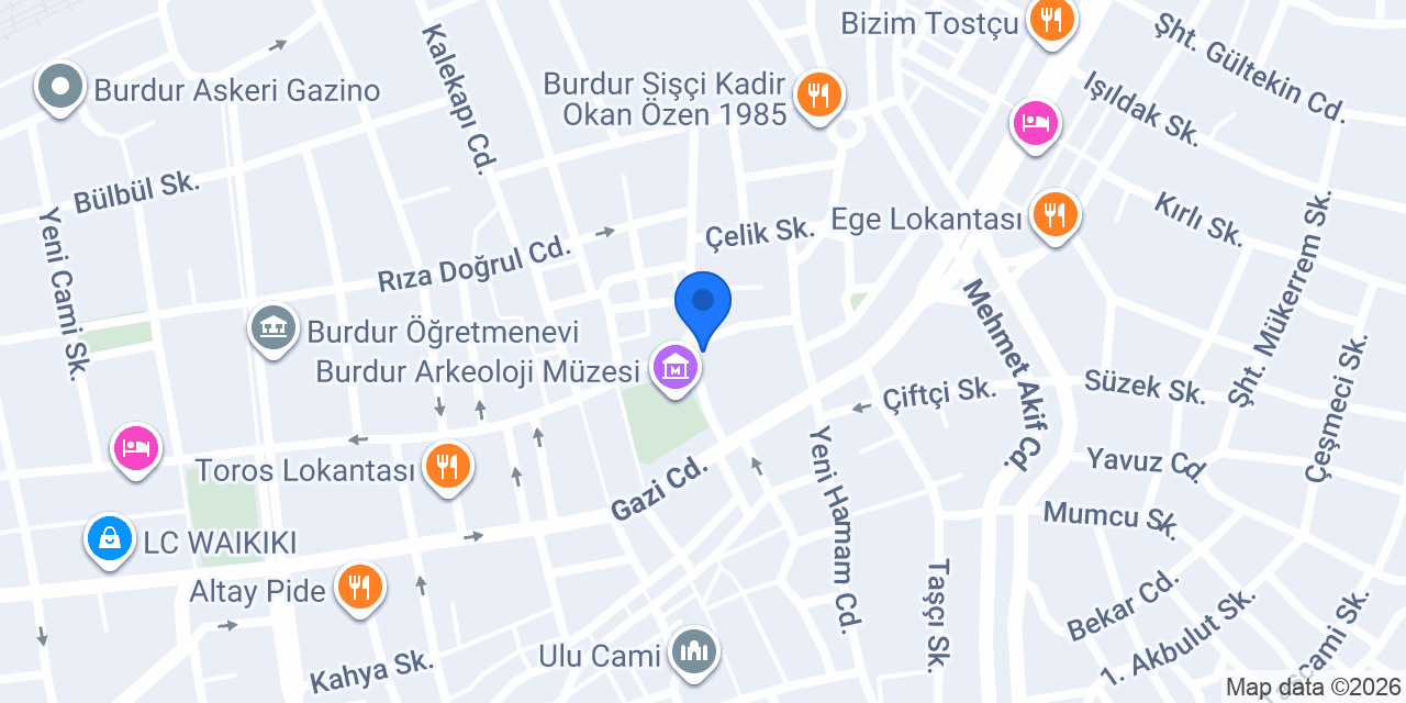 Burdur Fast konumu
