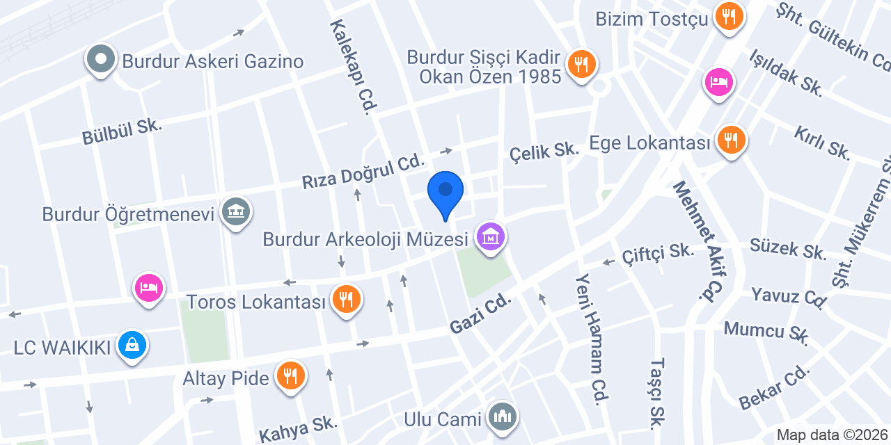 Pazar Aile Lokantası konumu